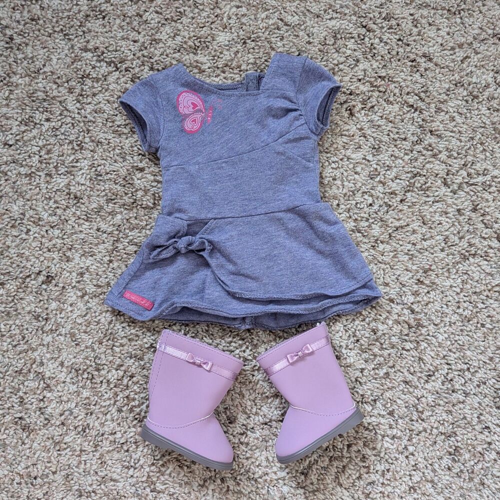 American Girl Doll Butterfly Twist Dress Set Just Like You Retired